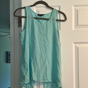 Express Green Asymmetrical Tank Top